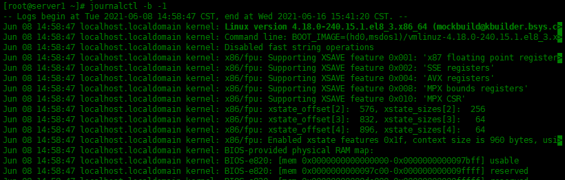 Centos8 中如何使用journalctl分析日志Centos8 中如何使用journalctl分析日志